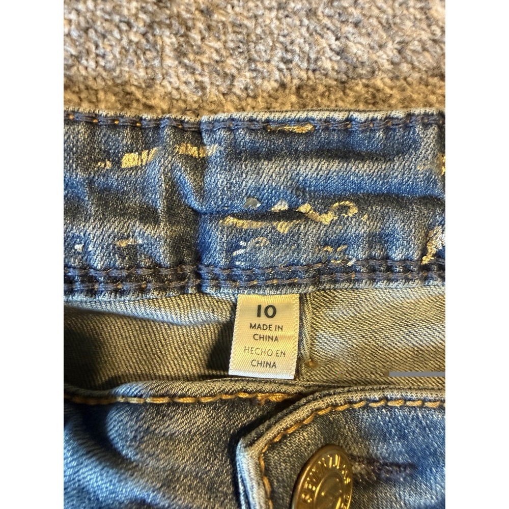 Seven7 Women's Size 10 Jeans Bootcut Stretch light Wash Mid rise Flap Pocket - Picture 5 of 10